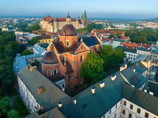 Kościół Świętych Piotra i Pawła w Krakowie - widok z drona mavic 3 classic © Michal45