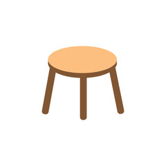 wooden chair isolated