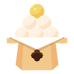 三方に盛られた月見団子1