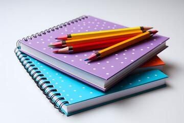 Fototapeta premium notebook and pencil