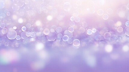 Generative AI : Abstract colorful Lavender and Pearl White bokeh light background. Vector illustration