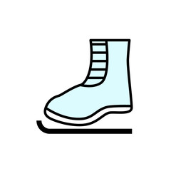 ice skating shoes icon