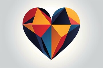 Diverse and Unique Minimalistic Sleek and Defined Heart Design Graphic