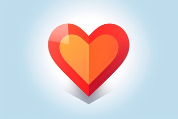 Diverse and Unique Minimalistic Sleek and Defined Heart Design Graphic