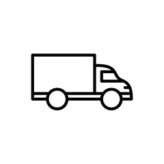 truck with trailer icon