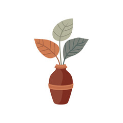 interior house plant icon white background