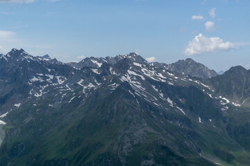 Mountain view close to Praxmar in the Austrian Alps