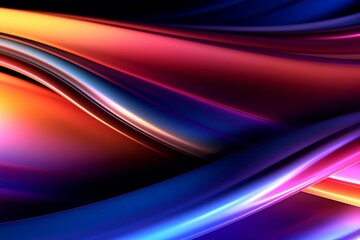 Dynamic Colored Lines Gradient Abstract Background