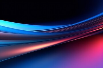 Fototapeta premium Dynamic Colored Lines Gradient Abstract Background