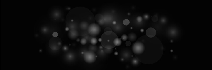 Light abstract glowing bokeh lights. Light bokeh effect isolated on transparent background. Christmas background from shiny dust. Christmas concept sparkle. white dust light. 