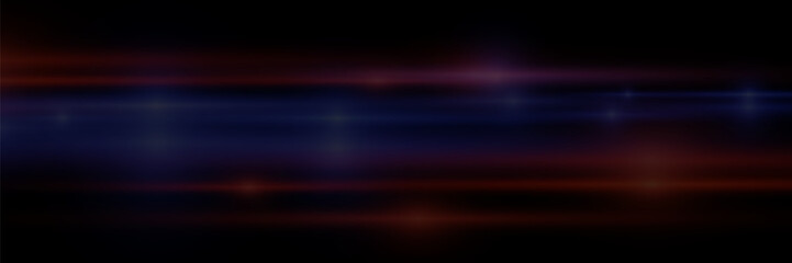 Beautiful flash of light and spark. Special effect, speed line. Magic moving fast laser beams, horizontal light beams.