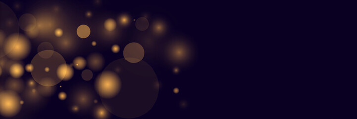 Light abstract glowing bokeh lights. Light bokeh effect isolated on transparent background. Christmas background from shining dust. Christmas concept flare sparkle.