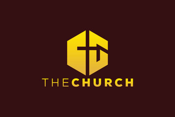 Trendy and Professional letter G church sign Christian and peaceful vector logo