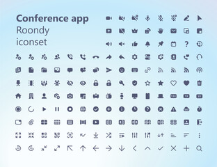 Conference app roondy icons