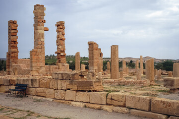 Church of Servus in Roman ancient city Sufetula in Sbeitla city in north-central Tunisia