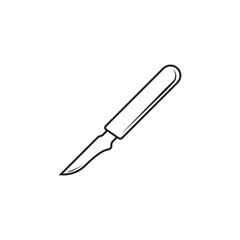 scalpel icon vector