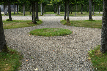 Jardin d'agrément du château de Freyr en Belgique