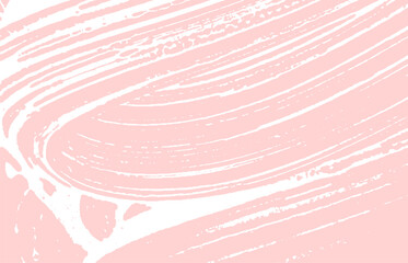 Grunge texture. Distress pink rough trace. Fancy b