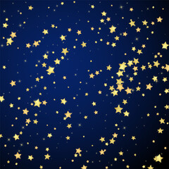 Magic stars vector overlay.  Gold stars scattered