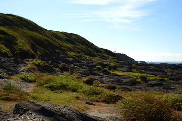 Fototapeta na wymiar 城ヶ島の断崖