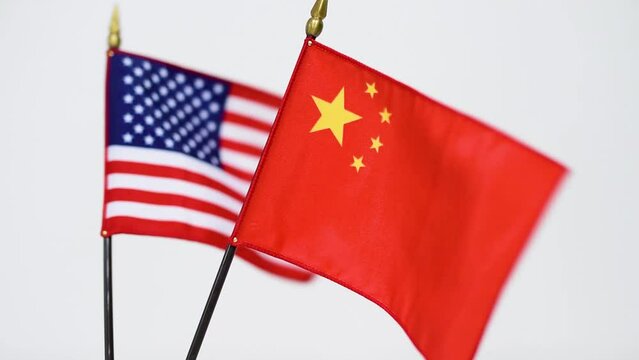 A flag waving in the wind