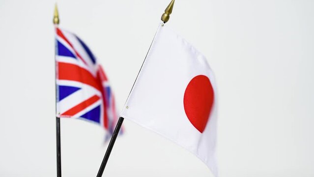 A flag waving in the wind