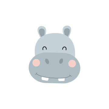 illustration of a hippopotamus