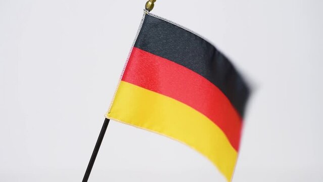A flag waving in the wind