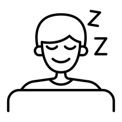 Sleeping icon