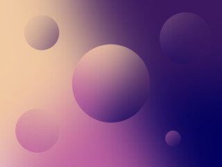 Gradient circle abstract ppt background