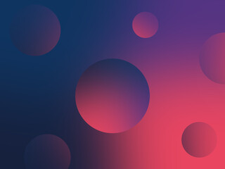 Gradient circle abstract ppt background