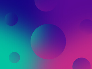 Gradient circle abstract ppt background