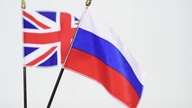 A flag waving in the wind