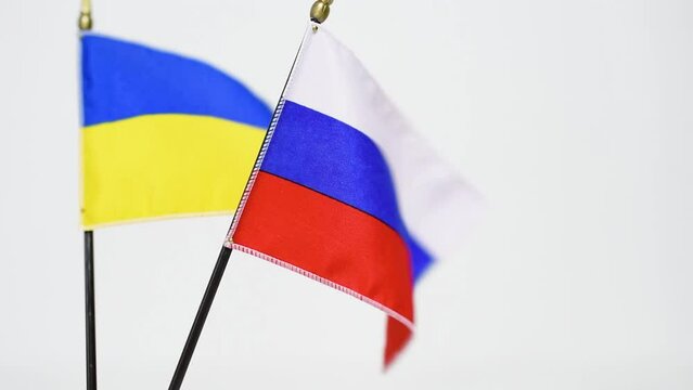 A flag waving in the wind