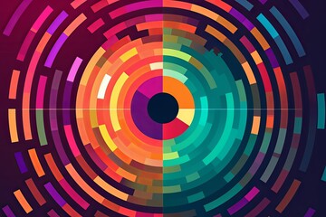 Modern Tech Encrypted Data Theme Background