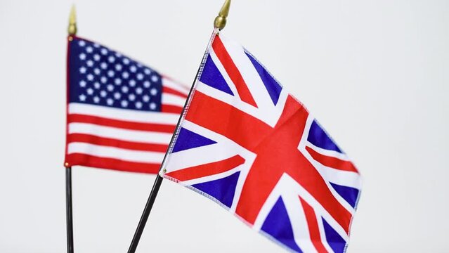 A flag waving in the wind