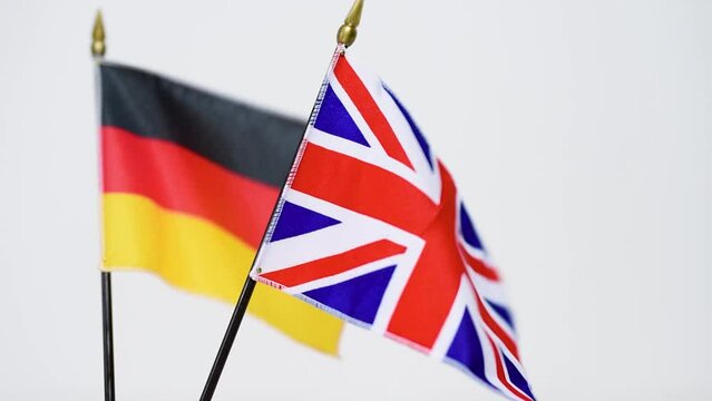 A flag waving in the wind