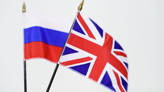 A flag waving in the wind