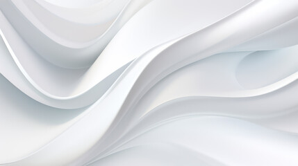 Obraz premium Abstract white background with smooth line