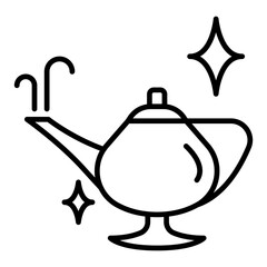 Magic lamp icon