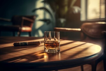 Glass whiskey. Generate Ai