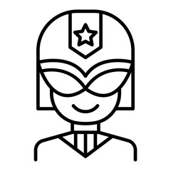 Super hero icon