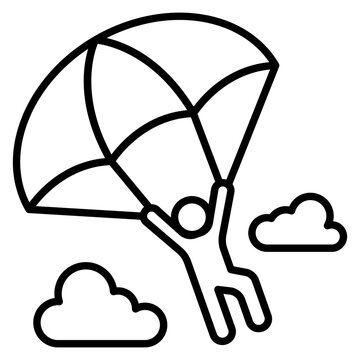recommend clip art: paratrooper icon