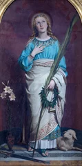  VARALLO, ITALY - JULY 17, 2022: The painting of St. Susanna in the church Collegiata di San Gaudenzio by Enrico Reffo (1899). © Renáta Sedmáková