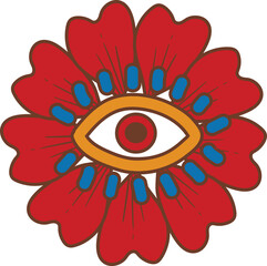 Fall vibes Groovy element