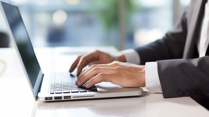 person working on laptop