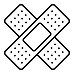 First aid plaster icon