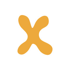 Bubble alphabet illustration