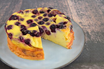 Homemade Blueberry Yogurt Cake