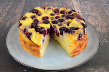 Homemade Blueberry Yogurt Cake